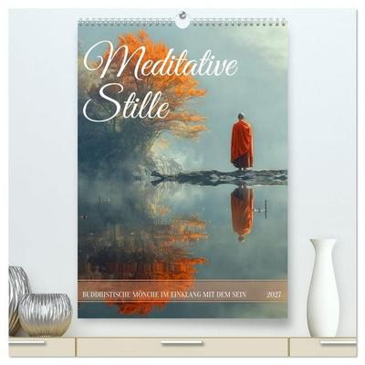 Meditative Stille (hochwertiger Premium Wandkalender 2027 DIN A2 hoch), Kunstdruck in Hochglanz