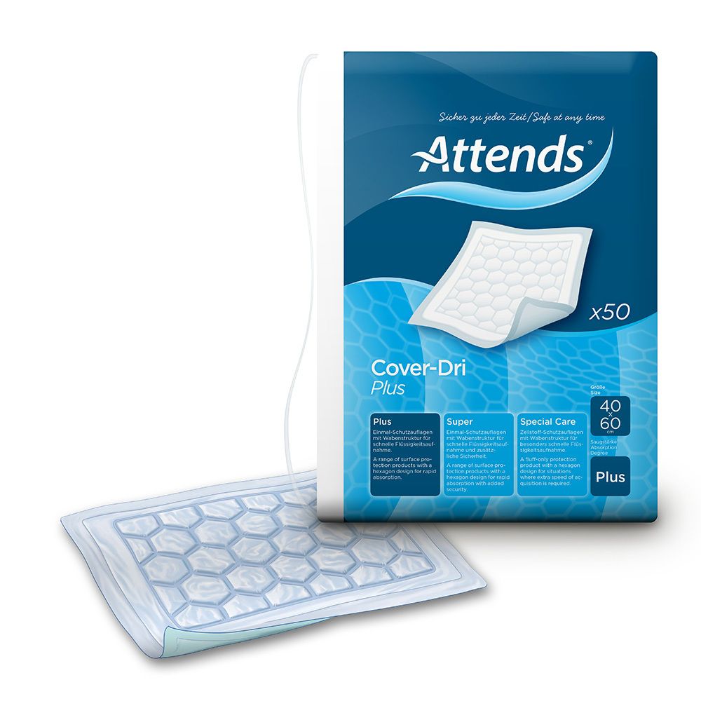 Attends Cover-Dri Plus 40x60 cm 50 St Auflage