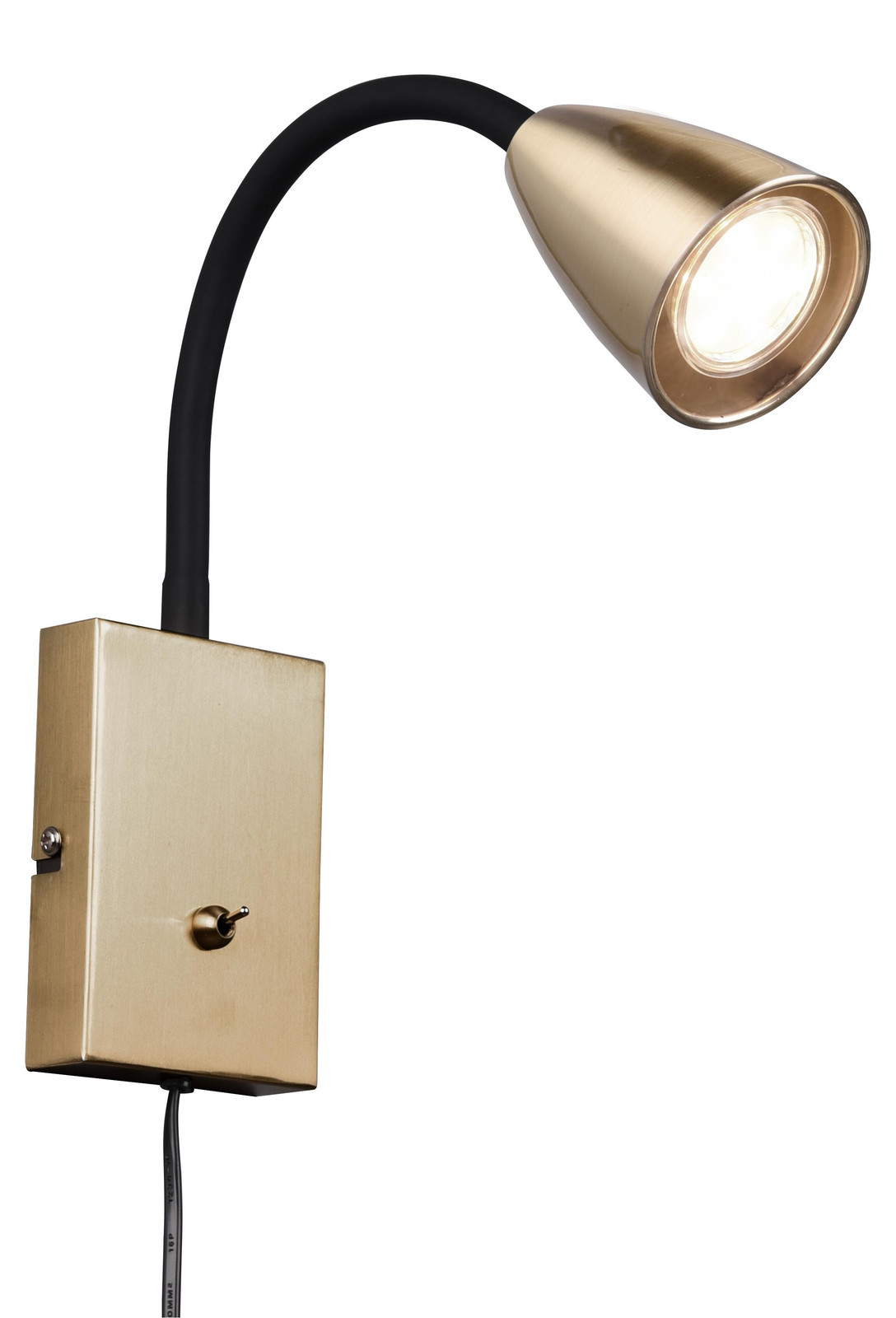 Trio Wanda Flexibele Wandleeslamp Messing