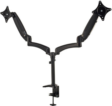 K&M 23875 Dual monitor mount Schwarz