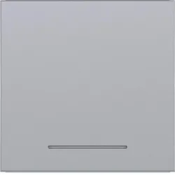 Hager WAW1031TA Wippe 1fach, klare Linse, A.x/C.x, titan metallisch, lackiert