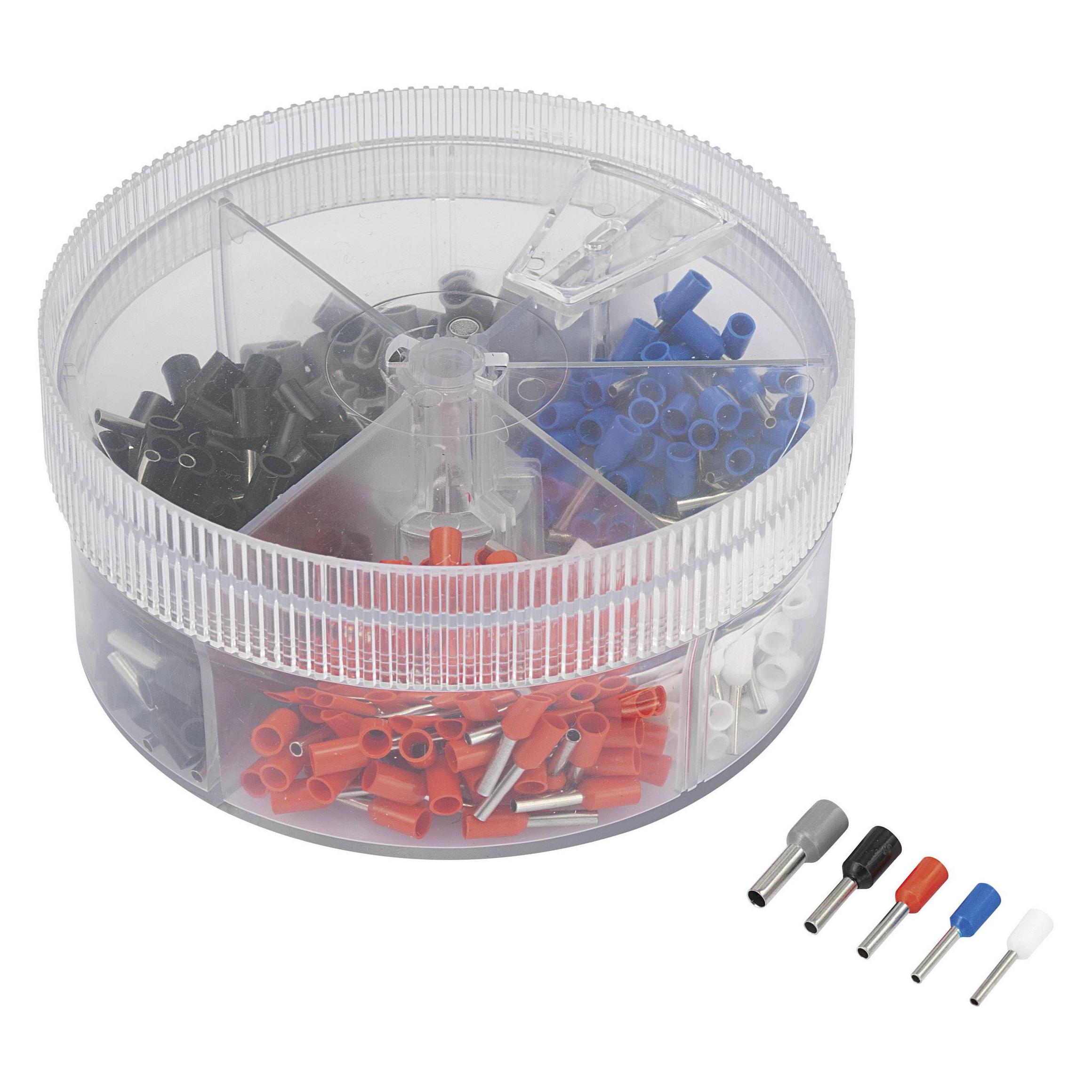 Tru Components Sortimentsdose Aderendhülsen mit Kunststoffkragen (739872)