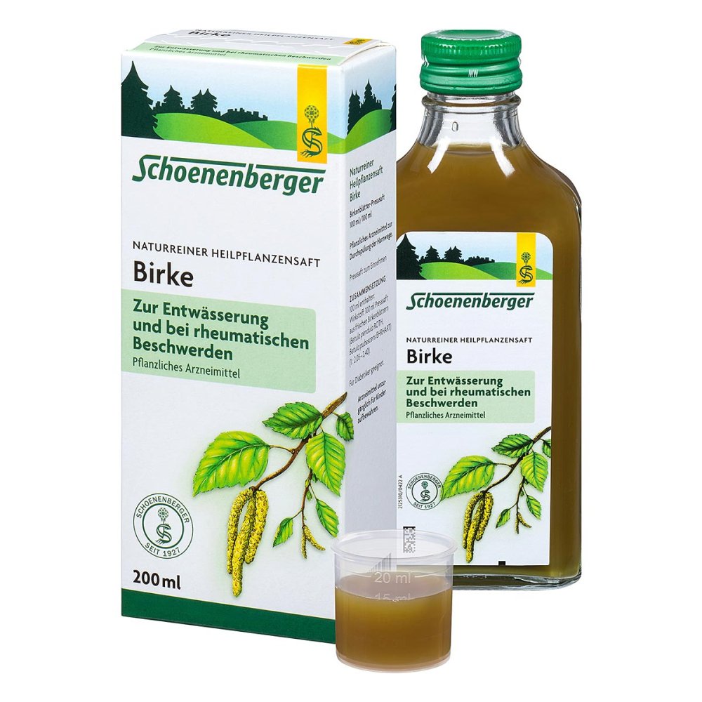 SALUS Pharma GmbH Schoenenberger Naturreiner Heilpflanzensaft Birke 00692073