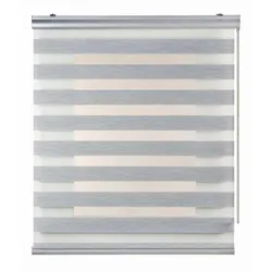 DOPPELROLLO Grau 100x250 cm
