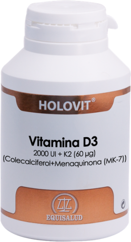 Equisalud Holovit Vitamin D3 2,000 IU Cholecalciferol 180 Capsules