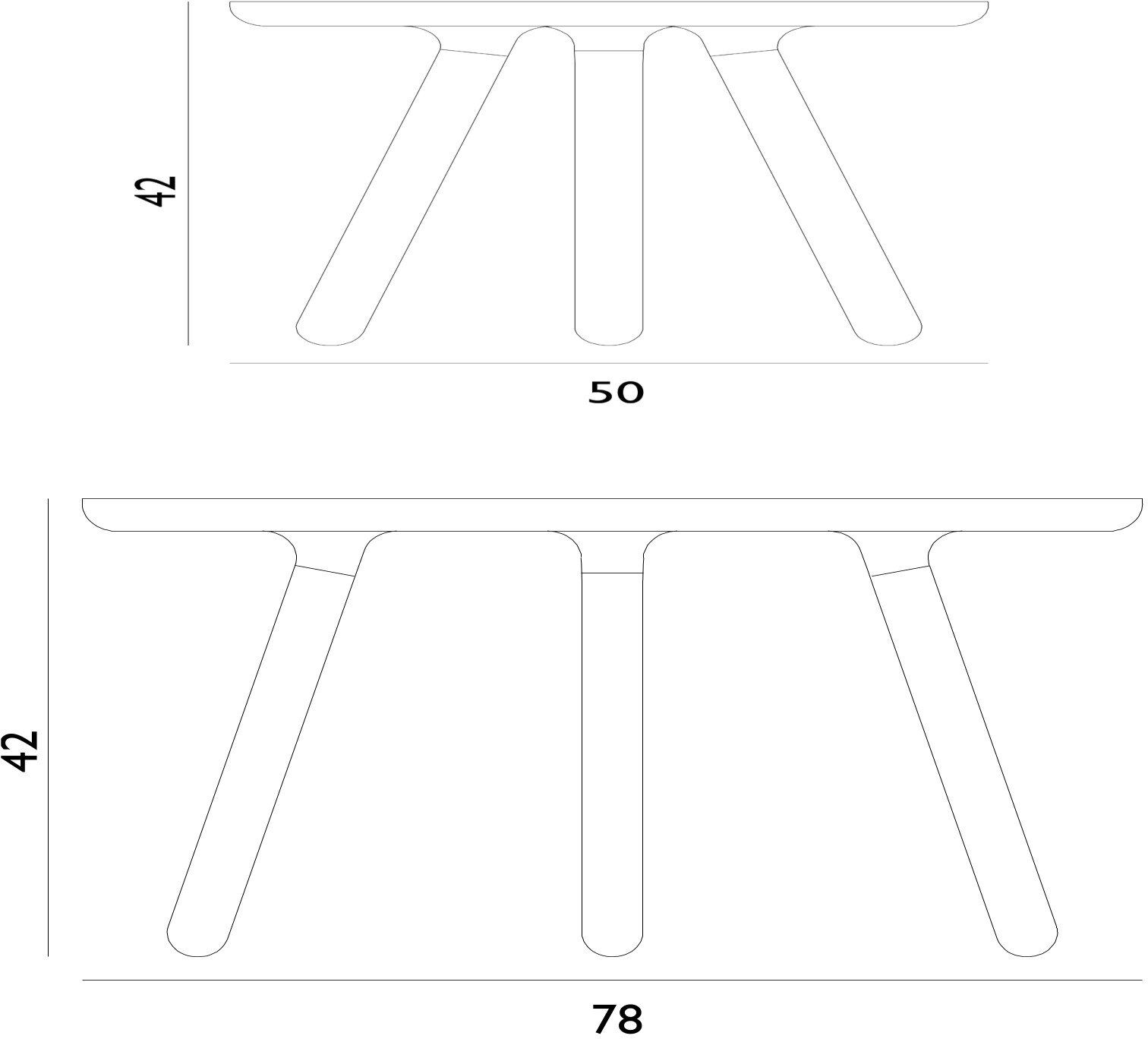 Normann Copenhagen Beistelltisch (Ø 50cm, schwarz) Ø 50cm   schwarz