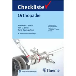 Checkliste Orthopädie, Fachbücher von Andreas B. Imhoff, Ralf Linke, René Baumgartner