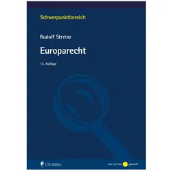 Europarecht, Fachbücher von Rudolf Streinz