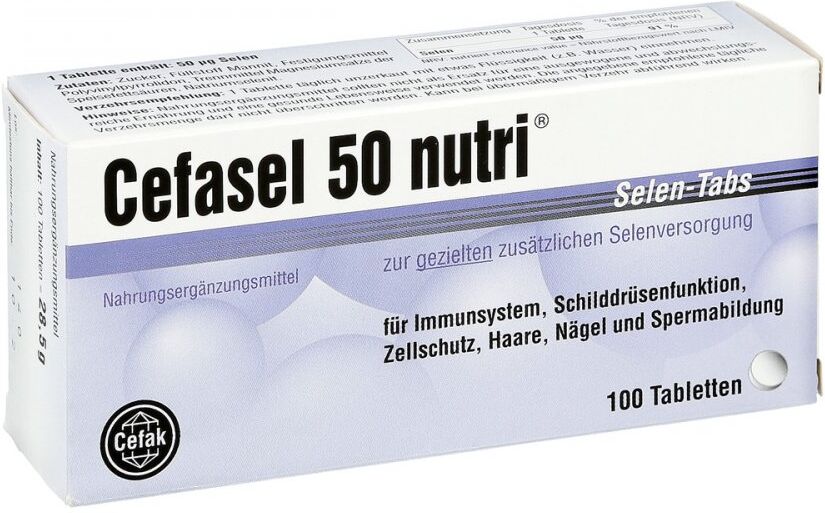Cefasel 50 nutri Selen Tabs Tabletten