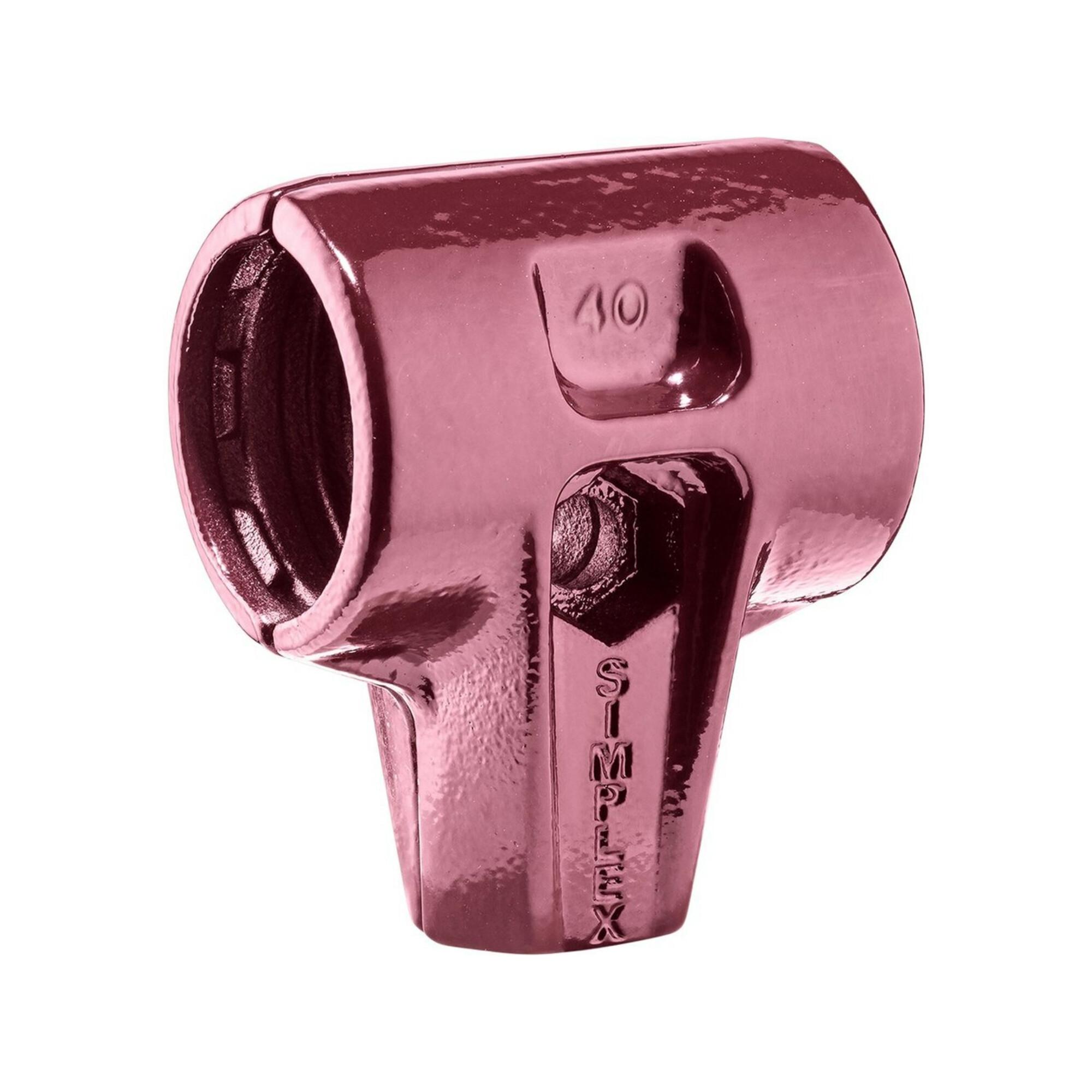 Halder SIMPLEX-Schonhammergehäuse ohne Einsätze, ohne Stiel 40G mm (3011.040)