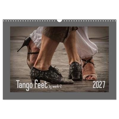 Tango feet (Wandkalender 2027 DIN A3 quer), CALVENDO Monatskalender