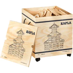 KAPLA - Kasten, naturfarben, 1000 Teile