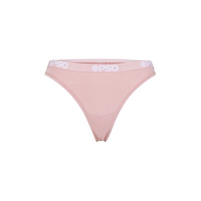 String PSD "PSD DUSTY SOFT TOUCH", Damen, Gr. S, pink, 47% Baumwolle, 47% Modal, 6% Elasthan, unifarben, Unterhosen String