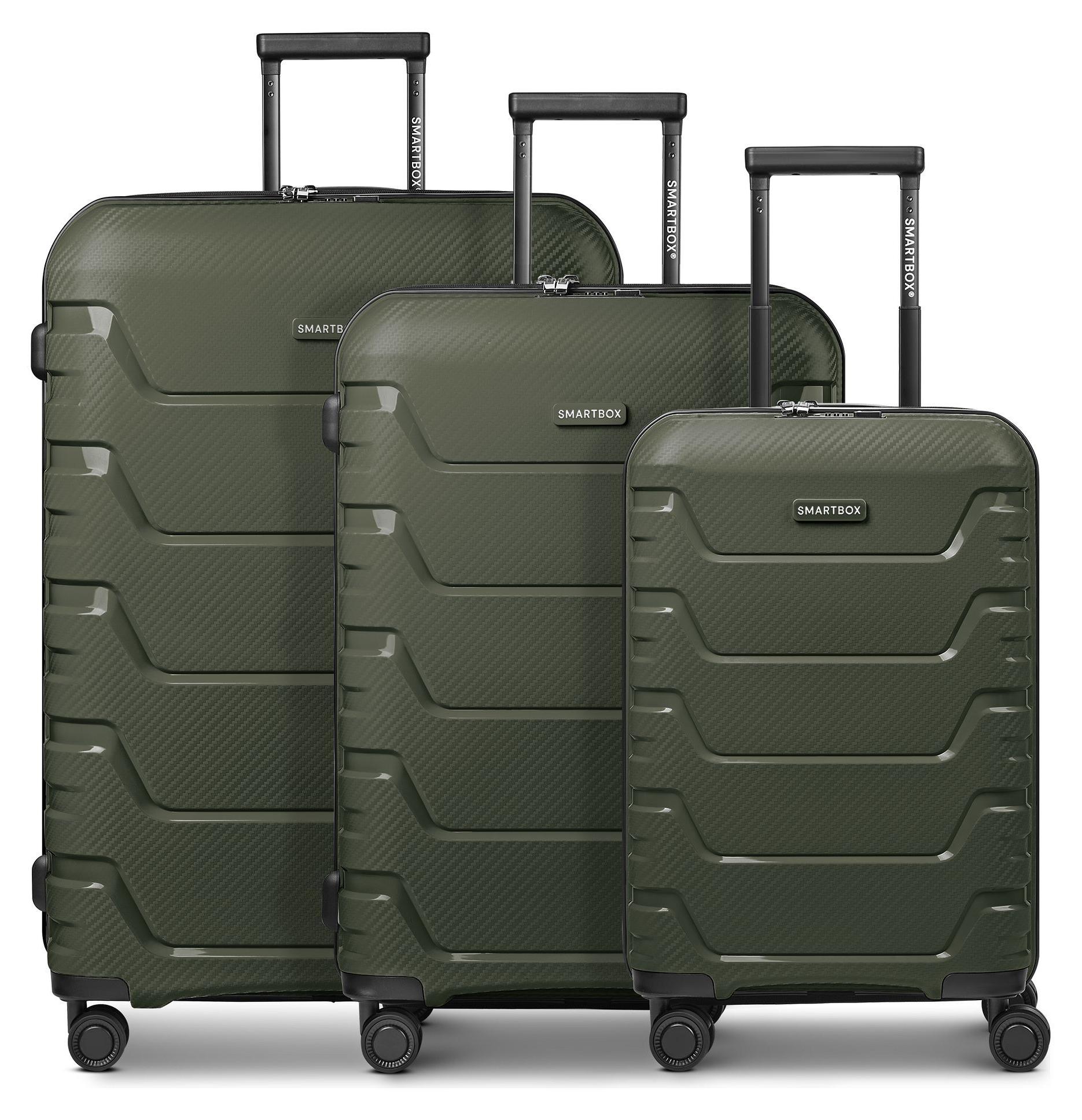 Smartbox Edition 01 4 Rollen Kofferset 3-teilig mit Dehnfalte