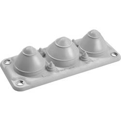Schneider Electric NSYAECPFLT7 Kabeldurchführung mit durchstoßbarer Membran Thermoplastisches Elastomer Lichtgrau (RAL 7035) 1 St.