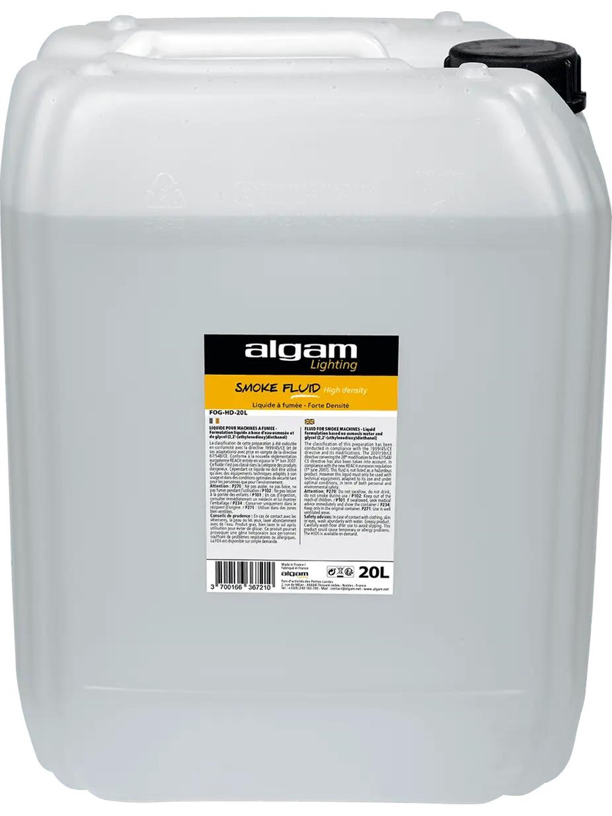 Algam Lighting 20 Liter Nebelfluid - hohe Dichte