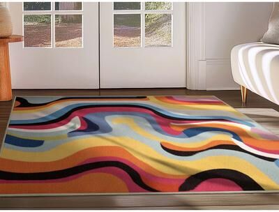 Well Woven Apollo Eternal Modern Abstract Bright Flat-Woven Area Rug