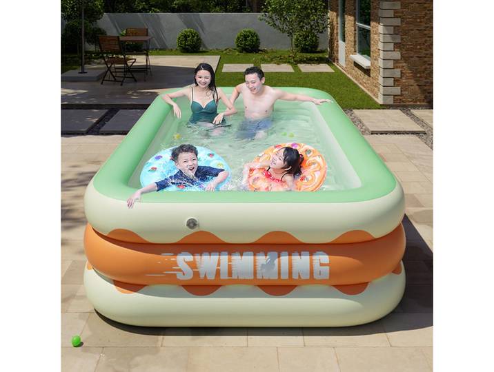 Piscine gonflable en PVC épais, résistante à l'usure, au-dessus du sol, baignoire pour enfants