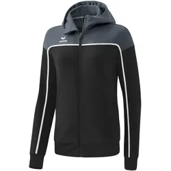 erima Change Trainingsjacke mit Kapuze Damen black grey/slate grey/weiß 40