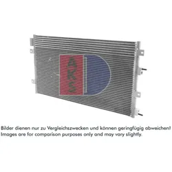 Kondensator Klimaanlage AKS DASIS 522009N für Chrysler Sebring
