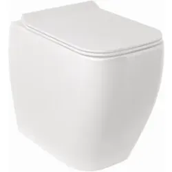 Kludi RESA C Spiralflush-Stand-WC 28WCB0443 52 cm, Universalförmiger Abfluss Weiß glänzend