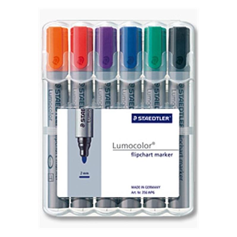 Staedtler Flipchartmarker Lumocolor 6St Box (6x) (356 WP6)