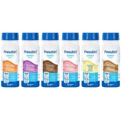 Fresubin Energy Drink Mischkarton Trinkflasche 6x4x200 ml Lösung