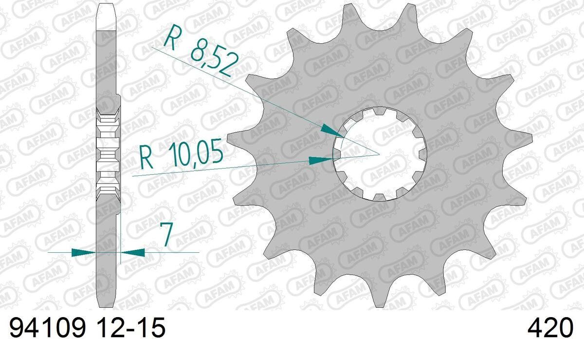 AFAM 94109-13 Chain Pinion