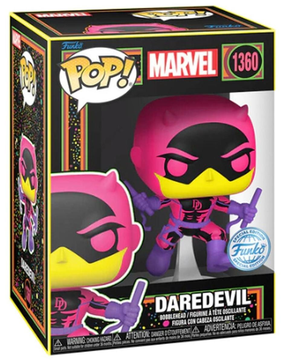 Funko POP! Marvel Daredevil Blacklight Special Edition #1360