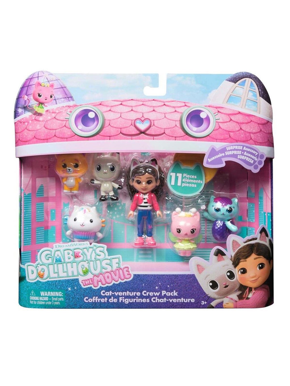 Gabby's Dollhouse Gabby's Movie Big Cat-Venture 6 Figure Giftset