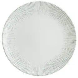 6x Bonna Iris Gourmet flacher Teller rund 30cm 3cm hoch Weiß Porzellan Speiseteller Tafel Geschirr