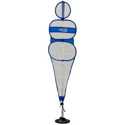5er Pack POWERSHOT Fußballwand + Stange blau/weiß