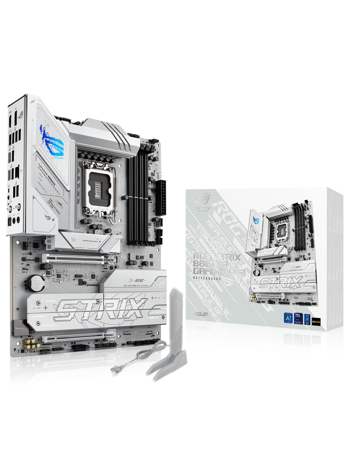 ASUS ROG STRIX B860-A GAMING WIFI Mainboard - Intel B860 - Intel LGA1851 - DDR5 RAM - ATX