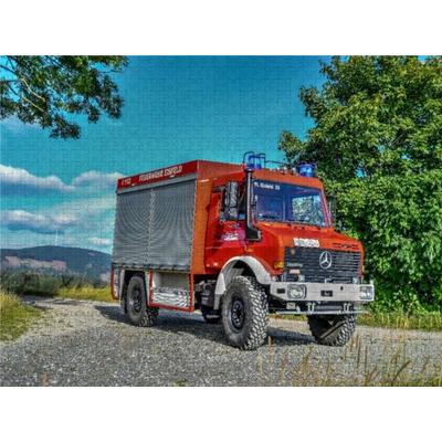 CALVENDO Puzzle Empl TLF 16/24-Tr. MB U 1550 L - FF Eisfeld | 1000 Teile Lege-Größe 64x48cm Foto-Puzzle für glückliche Stunden