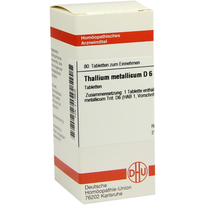 DHU-Arzneimittel GmbH & Co. KG THALLIUM METALLICUM D 6 Tabletten 80 St 02119805