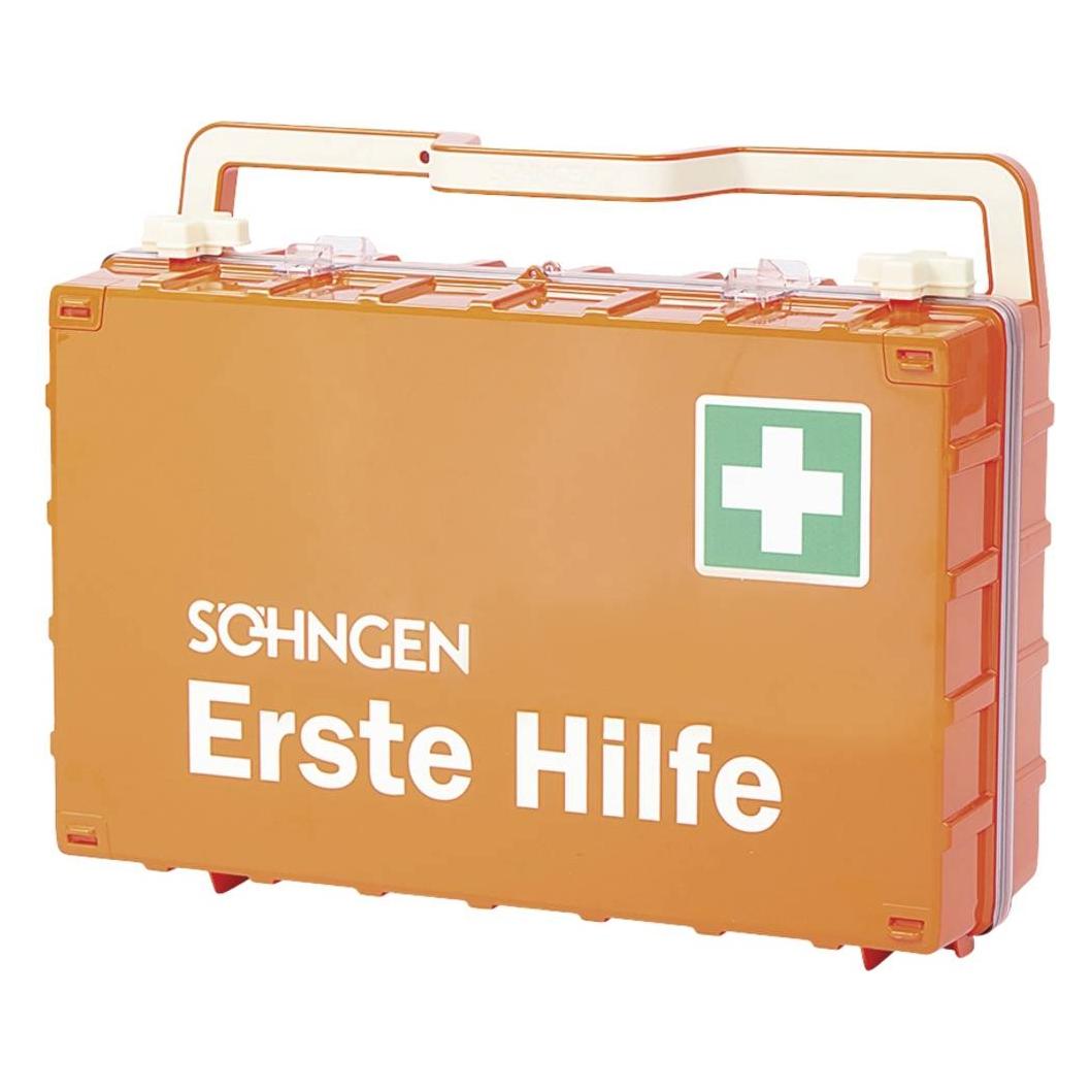 Söhngen Erste-Hilfe-Koffer DYNAMIC-GLOW L Norm Plus DIN 13169 orange (Verbandskasten) (0301401)