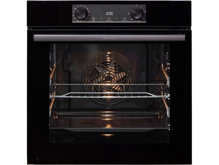GORENJE Backofen BOS6737E09BGOT, mit 2-fach-Teleskopauszug, Pizzafunktion mit 300 °C – perfekt für Pizza, Focaccia und mehr!