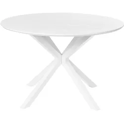 ESSTISCH Weiß 120/120 cm Fitzroy