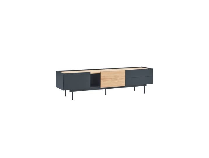 Design Lowboard „Otto“ Anthrazit / Eiche Teulat