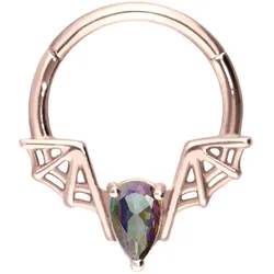 Chirurgenstahl Segmentring Clicker FLEDERMAUS