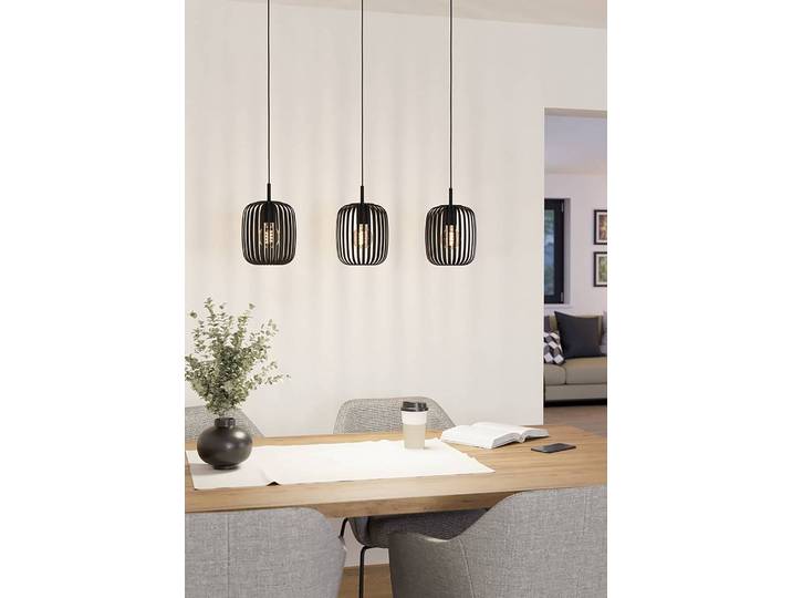 Suspension Romazzina - Type A 90 x 110 x 20cm Noir Matériau : Métal Surface en métal : Laqué Type de métal : Acier E27