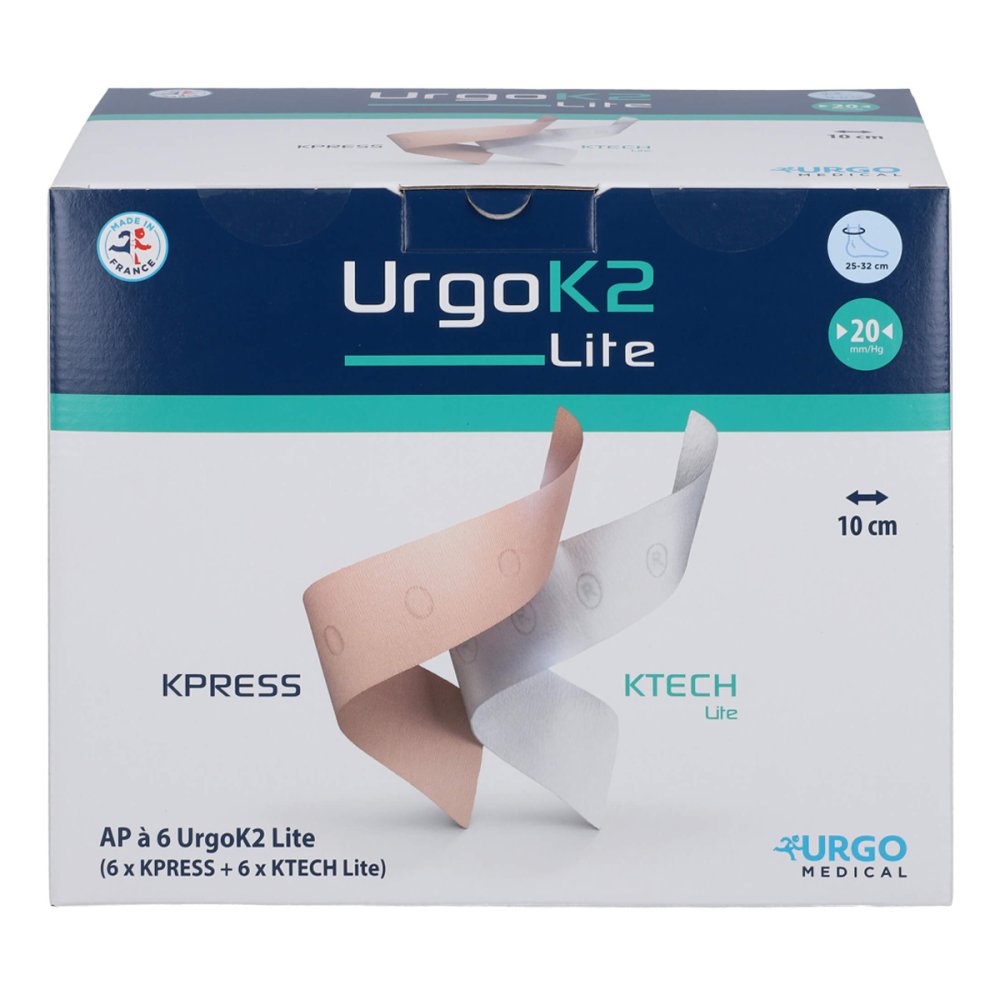 Urgo GmbH Urgok2 Lite Kompr.syst.knöchelumf.25-32cm 10cm 08464176
