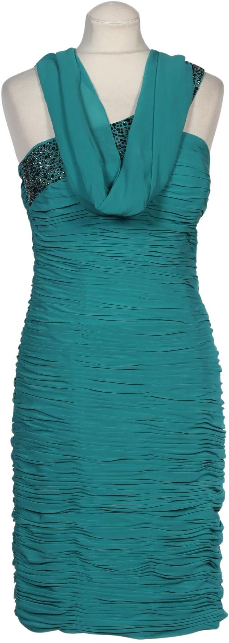 Unique just be you Damen Kleid, Türkis, Gr. EU 38, Synthetik - Second Hand
