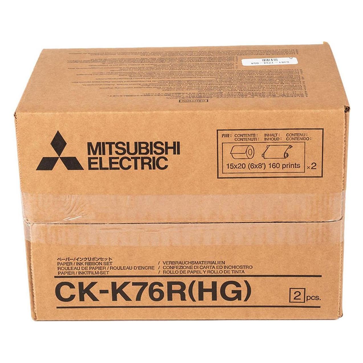 Mitsubishi Electric CK-K 76 R HG 10x15/15x20 cm 640/320 Prints (10x15 cm, 15x20 cm, 640 Stk.) (11000CK-K76RHG)