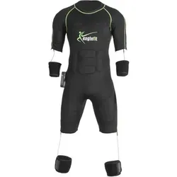 EAGLEFIT EMS Anzug CONNECT EMS System mit 28 Elektroden, Größe S in Schwarz Schwarz