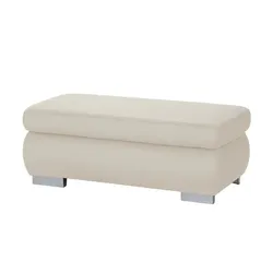 Lounge Collection XXL-Hocker  Kathrin ¦ creme ¦ Maße (cm): B: 129 H: 47 T: 64.0