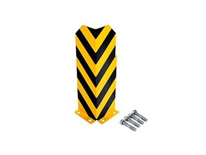 Rammschutz Regalschutz Anfahrschutz Rammschutzecke Eckschutz Regal Lager Säulenschutz (L-Form 800mm 6mm)