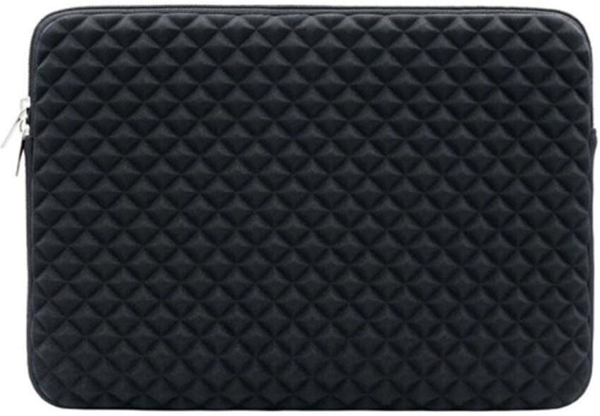 TABLETCOVERS.DK Shockproff Grid Sleeve (13") til Macbook/Bærbar (34 x 24.5 cm) - Sort