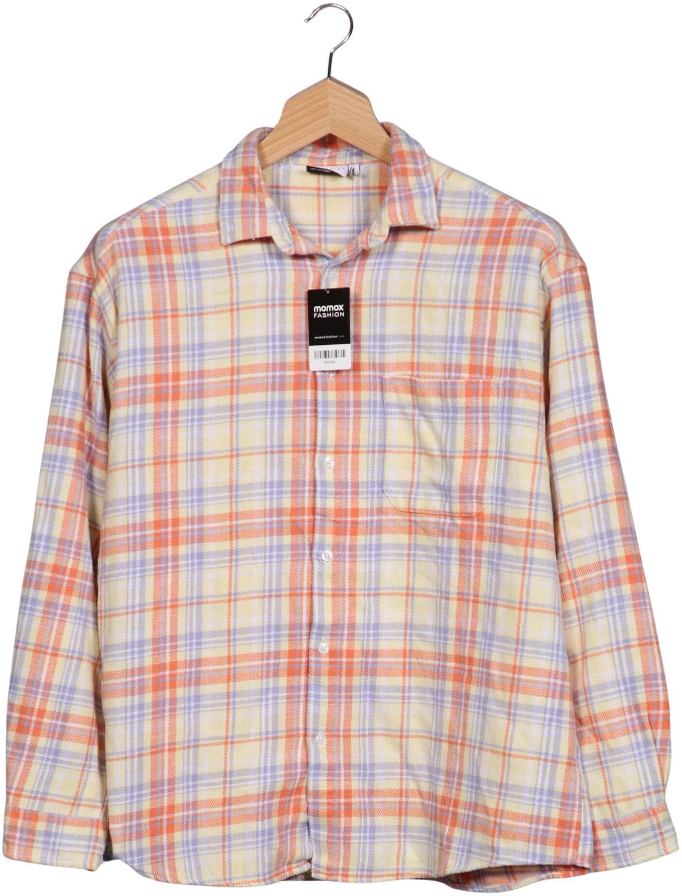 asos Herren Hemd, Mehrfarbig, Gr. Xxl, Baumwolle / Synthetik - Second Hand
