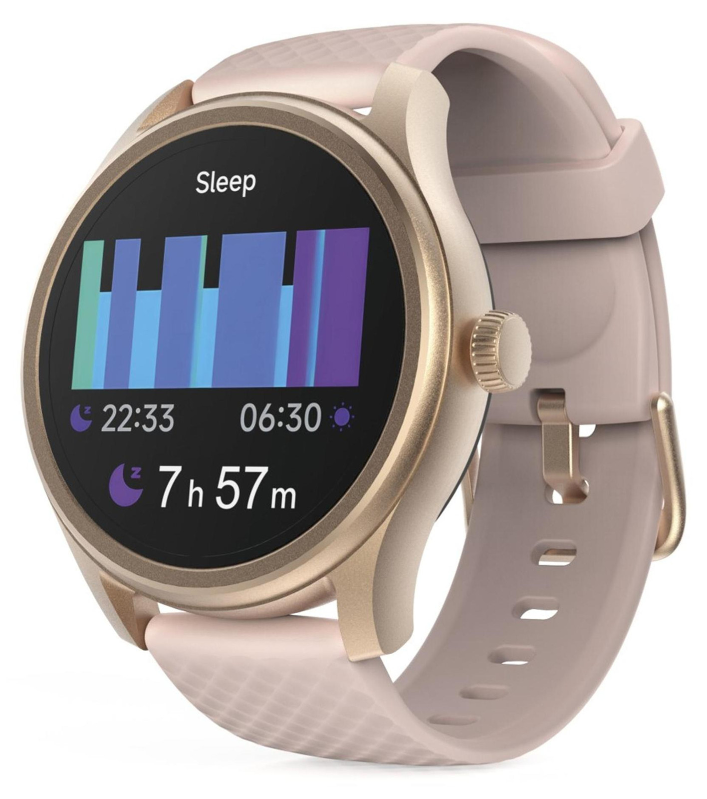 Hama Smartwatch 5010 roze goud - Activiteitstracker met 1,38 inch scherm